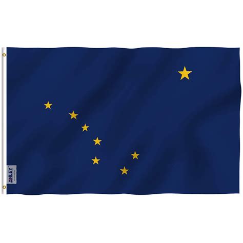 Fly Breeze Alaska State Flag 3x5 Foot - Anley Flags