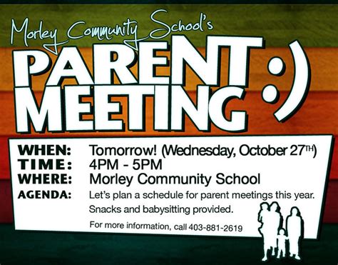 Parent Meeting Flyer