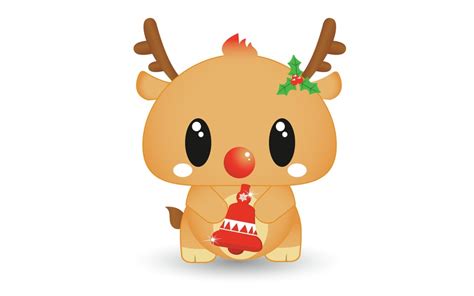 Cute Reindeer Wallpaper - WallpaperSafari