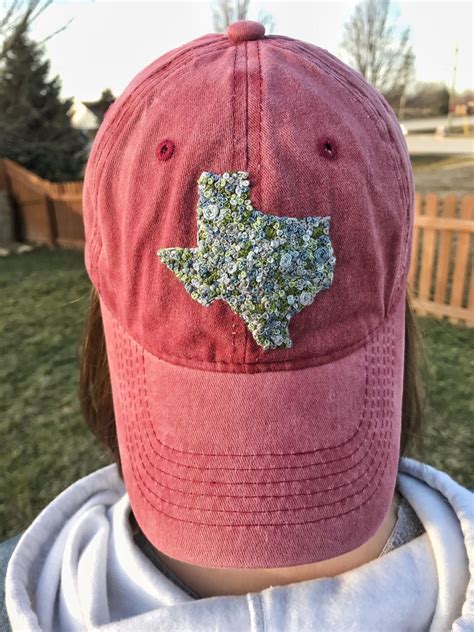 Texas custom baseball hat / women’s hat / summer fashion | Hat embroidery, Hand embroidery ...