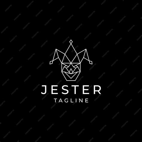 Premium Vector | Jester hat logo design vector