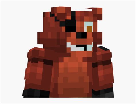 Minecraft Fnaf World Foxy Skin , Png Download - Minecraft Foxy Skin, Transparent Png - kindpng