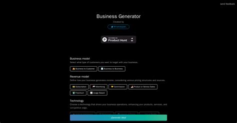 Business Idea Generator AI - AIPromptly