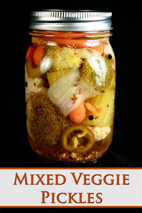 Mixed Vegetable Pickles - Celebration Generation