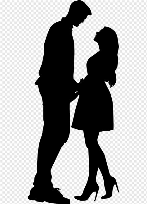 Couple Silhouette Holding Hands Png