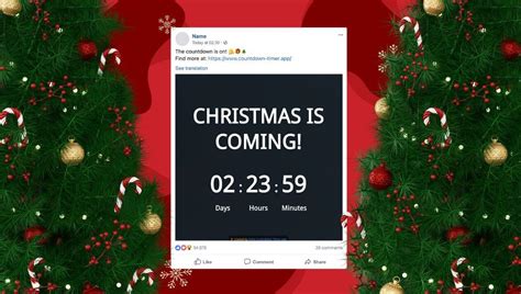 Facebook Countdown to Christmas | How to Publish One