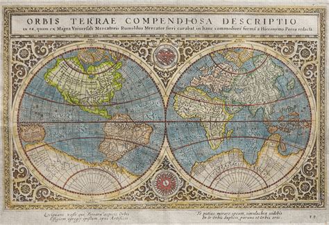 SUPERB MERCATOR S WORLD MAP OF 1569 REDUCED BY PORRO MAGINI || Michael ...