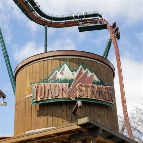 Yukon Striker at Canada Wonderland is the world's tallest dive roller coaster Crazy Roller ...