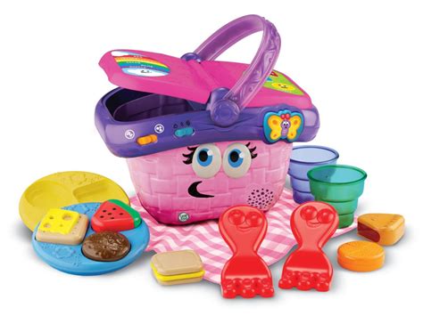 LeapFrog Kids Childrens Toddlers Babys Shapes Sharing Toy Picnic Basket Set NEW | eBay