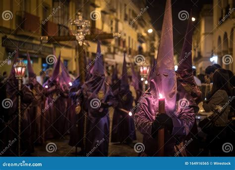 Crowd in Costumes in Semana Santa Festival Captured in Seville, Spain Editorial Image - Image of ...