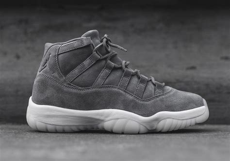 Air Jordan 11 Grey Suede Release Date - Sneaker Bar Detroit