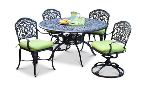 Tuscany 5 Piece Patio Dining Set by Hanamint | HOM Furniture in 2021 ...