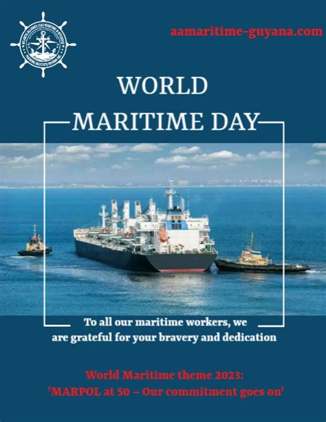 World Maritime Day 2023 | PosterMyWall