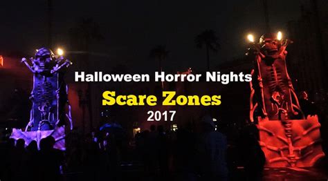 Universal Orlando Halloween Horror Nights Scare Zones