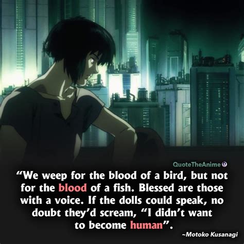 10+ Powerful Ghost in the Shell Quotes (Images) - QTA