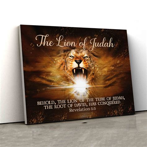 The Lion of Judah Canvas Jesus Painting Canvasjesus Lion - Etsy