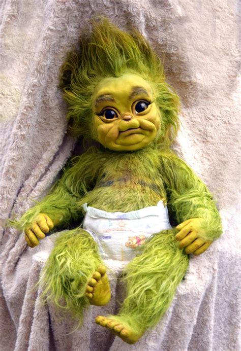 Baby Christmas Stealer | Etsy | Baby grinch, Cute fantasy creatures, Creepy dolls