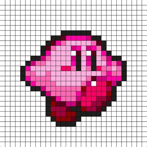 Kirby_Walking by HoshiNoKaabi on Kandi Patterns | Perler bead art, Pixel art pattern, Perler ...