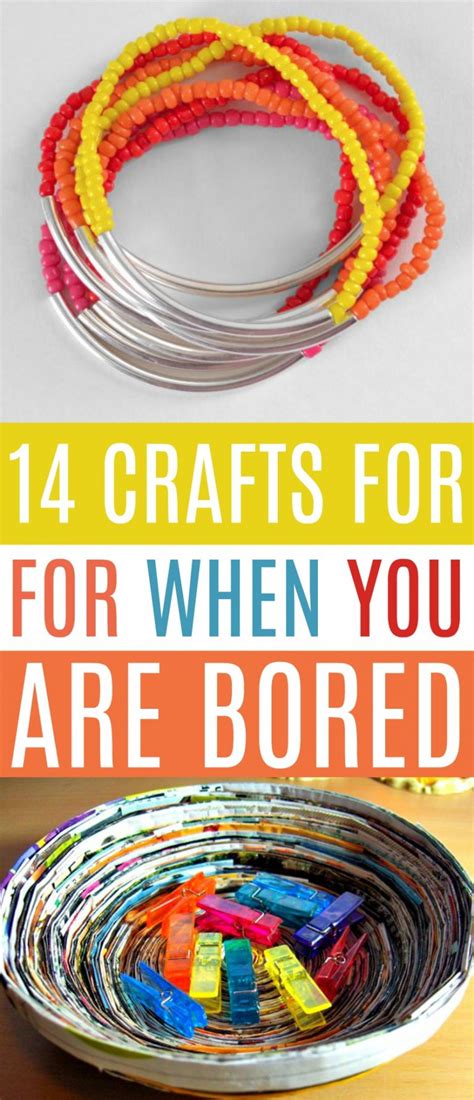 14 Craft For When You Are Bored - A Little Craft In Your Day