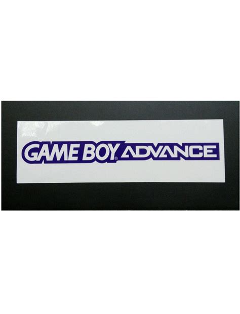 Gameboy Advance Logo Sticker - Etsy