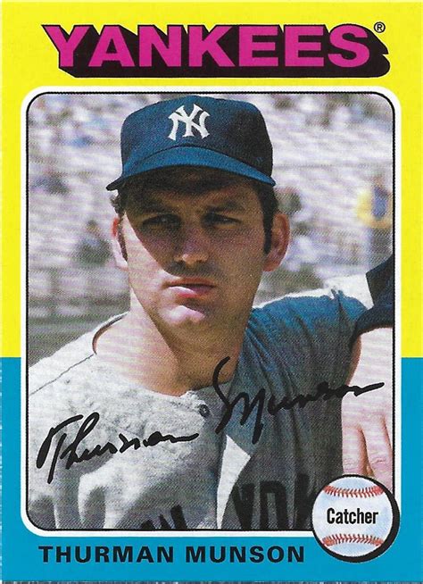 Thurman Munson 2019 Topps Archives #178 New York Yankees Baseball Cards