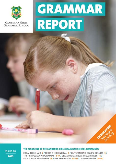 Canberra Girls Grammar School - Grammar Report #98 by CGGS - issuu