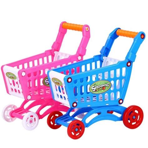 Children's Mini Shopping Cart Groceries Toys Push & Pull Baby Walker ...