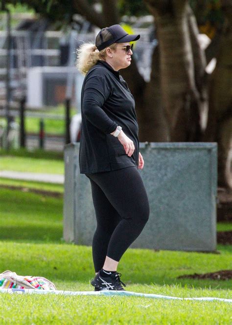 Rebel Wilson - Workout in a Sydney park -18 | GotCeleb