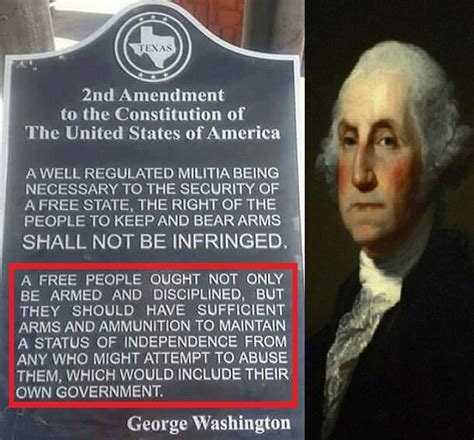 George Washington 2nd Amendment Quotes - ShortQuotes.cc