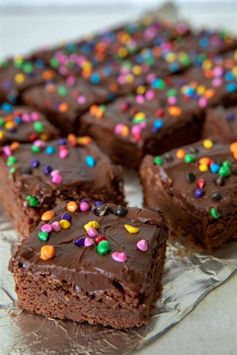 Old Fashioned Brownies with Frosting | Recipe | Cosmic brownies, Fudge recipes, Desserts