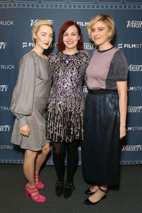 SAOIRSE RONAN, ALICIA MALONE and GRETA GERWIG at Lady Bird Variety ...