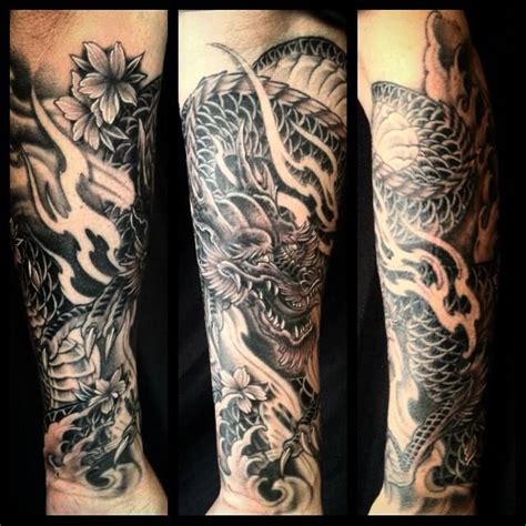 japanese dragon tattoo forearm - Richard Bone