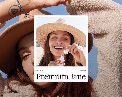 Premium Jane CBD Redesign :: Behance