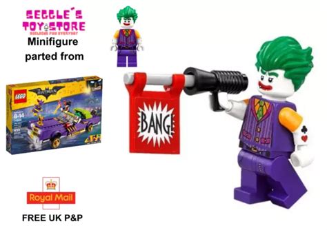 LEGO BATMAN MOVIE Joker Minifigure de 70906 The Joker Notorious ...