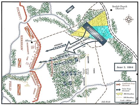 Battle Of Cold Harbor Map - Maping Resources