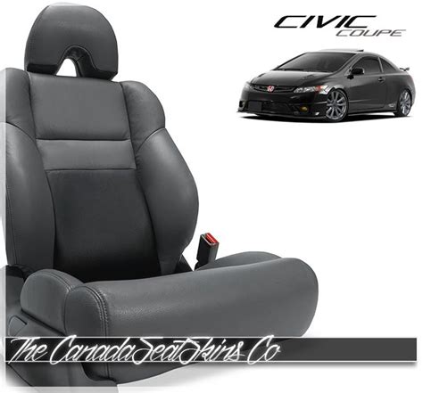 2006 - 2011 Honda Civic Coupe Custom Katzkin Leather Upholstery