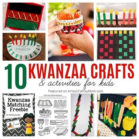 10 Kwanzaa Crafts and Activities for Kids | Kwanzaa crafts, Craft activities for kids, Easy ...