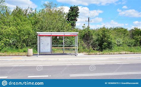 Bicycle Path and Street in Suburbian Warsaw Wawer Editorial Image - Image of poland, sign: 183685670