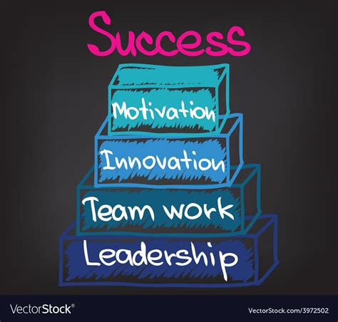 Success chart 6 Royalty Free Vector Image - VectorStock