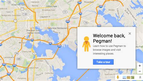 Android Pegman in Google Maps