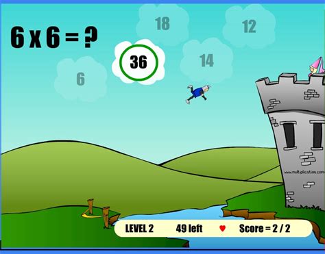 Active Multiplication Math Games and Free Online Multiplication Games ...