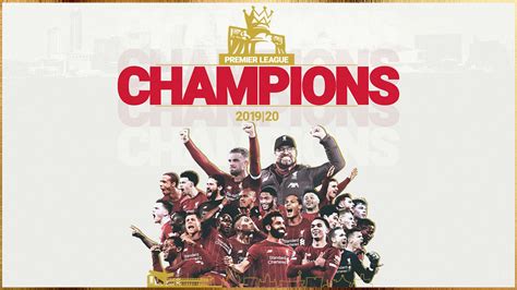 Liverpool F.C. are 2019/2020 Premier League Champions!