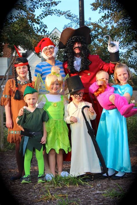 disney hAlloween costunes family of 6 - Bing | Peter pan halloween costumes, Diy group halloween ...