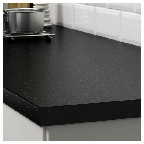 SÄLJAN Countertop - black mineral effect, laminate 74x1 1/2 " (188x3.8 cm) | Laminate ...