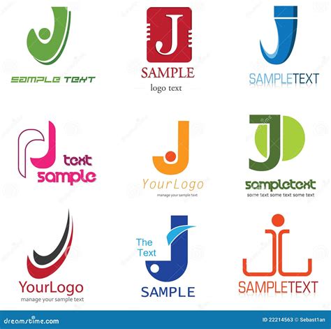 Letter J Logo stock vector. Illustration of commerce - 22214563