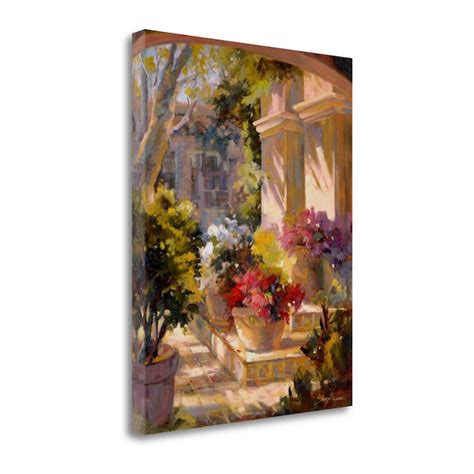 Tangletown Fine Art 32-in H x 25-in W Botanical Print on Canvas in the ...