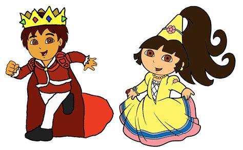 Prince Diego and Princess Dora - Dora the Explorer Fan Art (10425685 ...