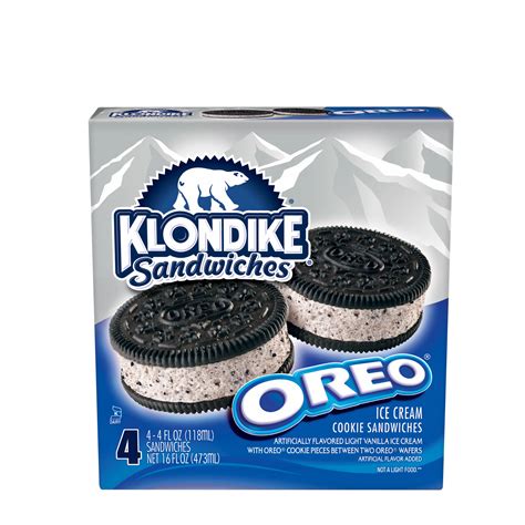 Klondike Oreo Ice Cream Cookie Sandwiches - Shop Cones & Sandwiches at H-E-B