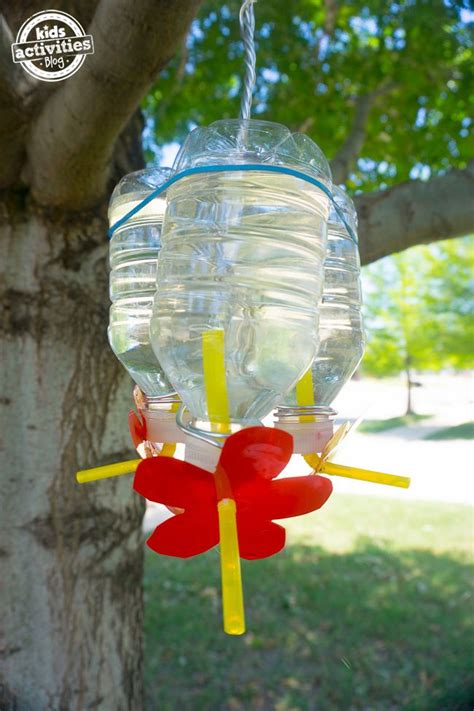 Recycled Bottle Hummingbird Feeder | Humming bird feeders, Diy ...