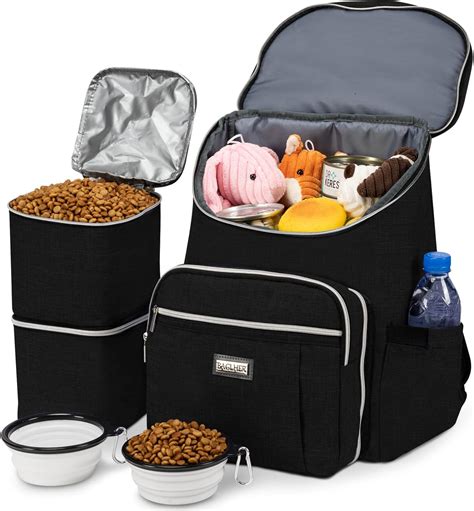 Amazon.com : BAGLHER Travel Dog Backpack - Detachable Travel Dog Food ...